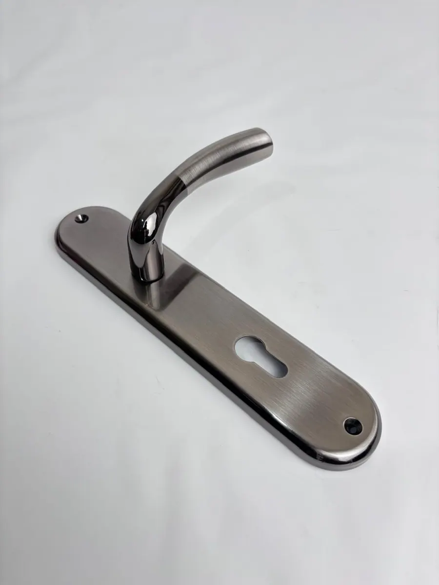 Atlas Lever Handle Set, Satin Nickel